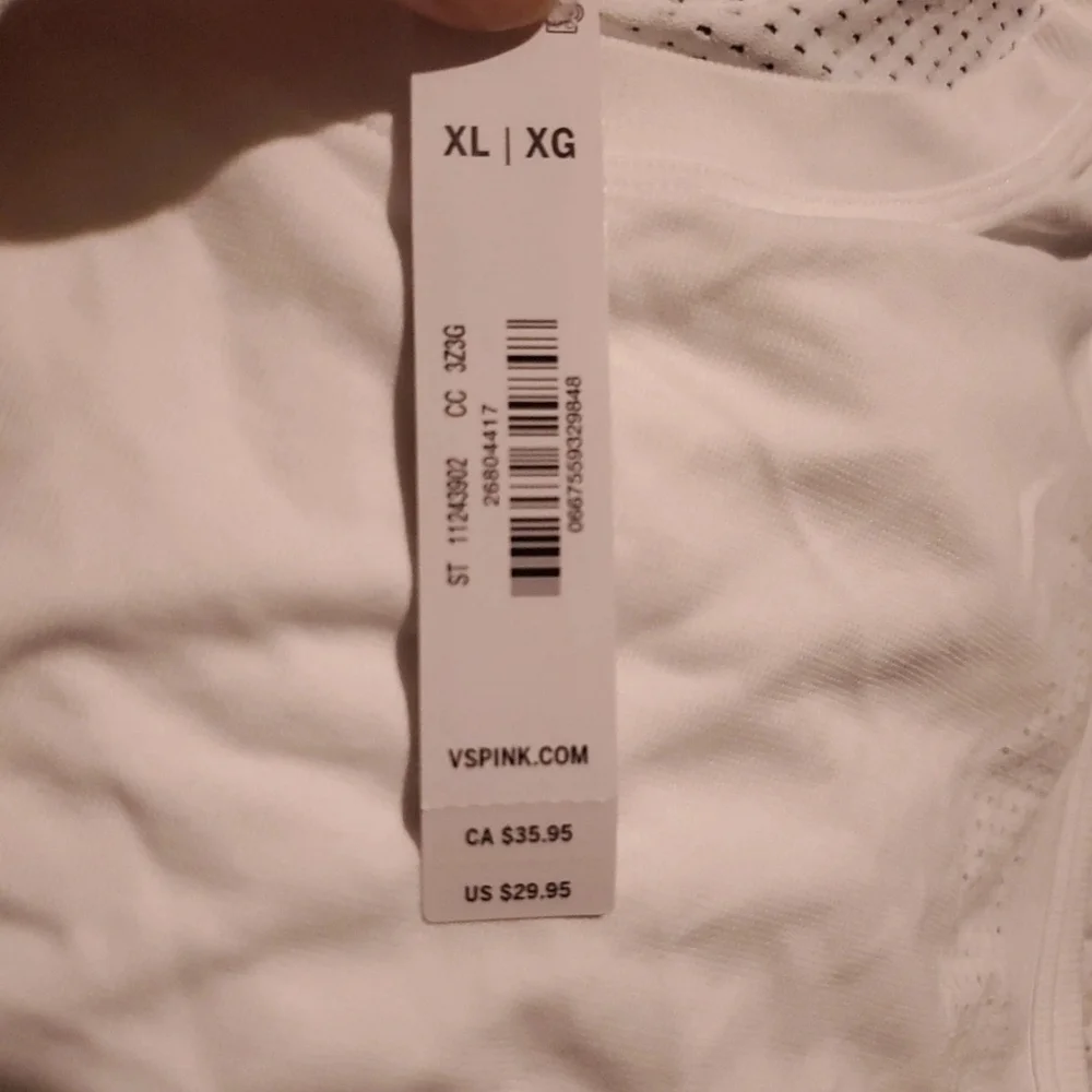 Nike Women's White Muscle Tee - Picture 4 of 10